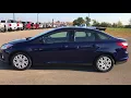 2012 USED FORD FOCUS SE FWD SUNROOF KONA BLUE WALKAROUND 8 499 SOLD 7T310C