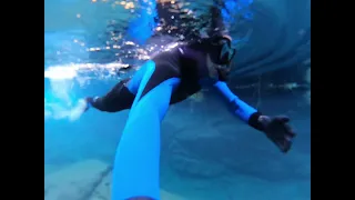 Fuente de los Banos Spain - Snorkeling the natural hot springs in