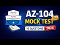 AZ-104 Mock Test 2026 10 Scenario-Based Questions Can You Pass