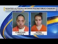 Wanted Altoona women face drug charges after officer pulled gun