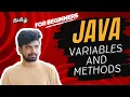 Java Variables Methods and Method Overloading in Tamil For Beginners Coding Atti