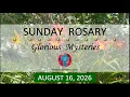Pray for Those with Heart Conditions August 16 2026 Sunday Rosary Glorious Mysteries