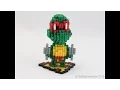 Perler Bead 3D Turtle Raphael
