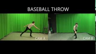 Baseball Throw Reference