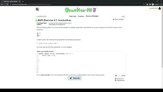 Exercise 4 1 fractionSum Java Tutorial Practice-It