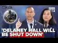 Delaney Hall will shut down Hakeem Jeffries condemns ICE detention conditions demands shutdown