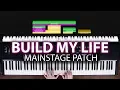 Build My Life MainStage patch keyboard cover - Passion