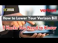 How to Lower Your Verizon Bill - Hacks You Need to Know
