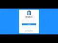 Alarm clock using HTML CSS vanilla JavaScript