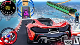GT Impossible Car Stunt Race 3D - Muscle Car Mega Ramps Racing - Android GamePlay #4