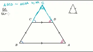 Proof: Base angles of isosceles trapezoids