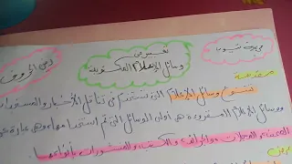 تعببر عن وسائل الإعلام المكتوبة 