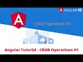 Angular Tutorial - CRUD Operations