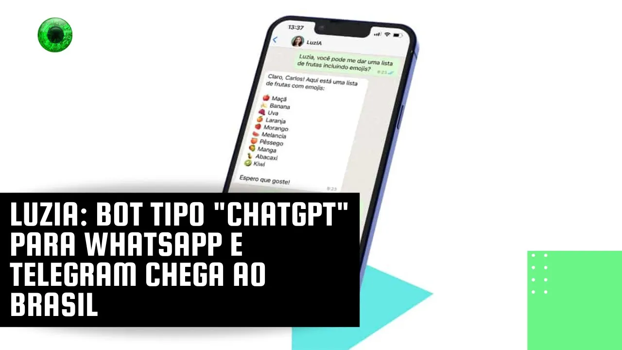 LuzIA: bot tipo "ChatGPT" para WhatsApp e Telegram chega ao Brasil