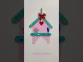 Cute Key Holder DIY Icecream Stick Craft Idea Icecream Sticks Hanging Diy