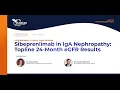 Sibeprenlimab in IgA Nephropathy Topline 24-Month eGFR Results