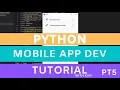 Python app development tutorial pt5 - mobile app with kivy