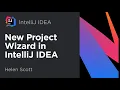 Creating a new project in IntelliJ IDEA