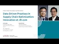 AI-Driven Supply Chain Optimization at JD com