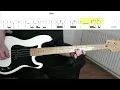 R.E.M - E-BOW THE LETTER - Bass cover with TABS