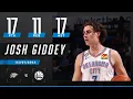 Josh Giddey 7th career TRIPLE-DOUBLE Dishes off CAREER HIGH 17 AST