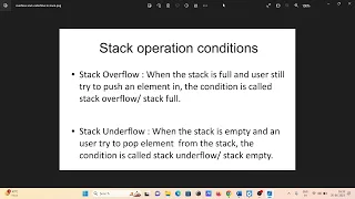 Stack Underflow Overflow