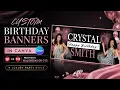 How to Create Custom DIY Birt ay Banners to Print at Walgreens
