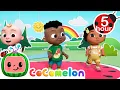 Download Lagu Head, Shoulders, Knees, \u0026 Toes  | CoComelon - Cody's Playtime | Songs for Kids \u0026 Nursery Rhymes MP3