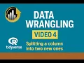 Data Wrangling with the Tidyverse 4 splitting a column into two new ones using mutate