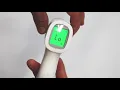 How to Use On Surface Mode non-contact infrared baby thermometer