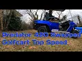 30 MPH Predator 420cc swapped Golf Cart