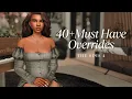 40 Must Have Overrides for Realistic Gameplay in The Sims 4 Links Included