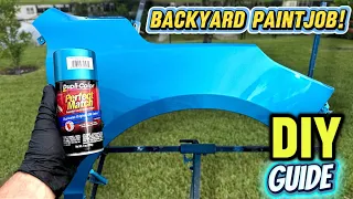 DIY Paint Job for Newbies to Painting Duplicolor Spray Cans