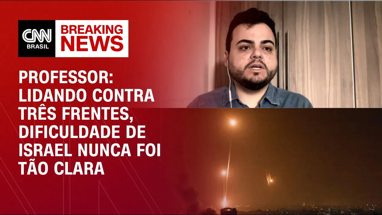 Professor: Lidando contra três frentes, dificuldade de Israel nunca foi tão clara | CNN NEWSROOM