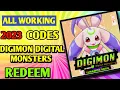 for Digimon Digital Monsters for rewards Title - All New Digimon Digital Monsters Codes
