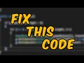 Fix This Code