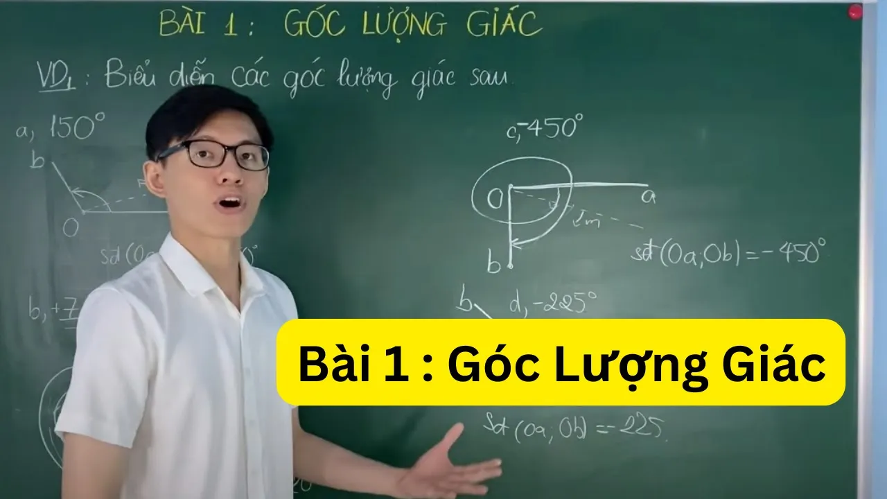 Outline Video Đại số 11 | Bài 1 : Góc Lượng Giác ( chương trình mới )