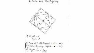Programming Challenges on Python 1 A Circle and Two Squares taken from Edabit com