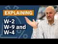 W-2 W-9 and W-4 Tax Forms Explained