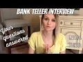 Bank Teller Interview Tips Your Questions Answered