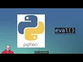Python built-in function eval
