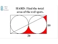 How To Solve For The Area Viral Homework Problem From China