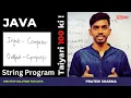 String questions Computer Class 10 ICSE ISC Java Programming