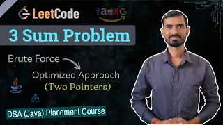 3Sum Problem Explained Brute Force Optimized Solution LeetCode 15 Java