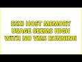 ESXi host memory usage seems high with no VMs running 2 Solutions