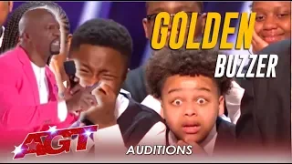 Download Detroit Youth Choir: Terry Crews In TEARS As He Hits The Golden Buzzer! | America's Got Talent 2019 MP3