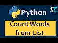 Count Words From String In Python CodingFacts