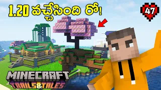 1 20 is here minecraft hardcore in telugu 47 the cosmic boy