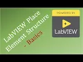 LabVIEW Place Element Structure - Basics