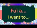 Download Lagu Learn 70 Essential Spanish PAST Tense Sentence Patterns for Phrases with Practice Sentences!